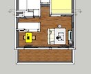 ご希望スタイルの間取り図を作ります 部屋の間取り図を好みのスタイルで！ イメージ5