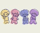 キラかわSNSアイコン(人物1人)描きます アイドル・VTuberなどにもどうぞご利用ください♩ イメージ5