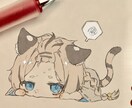 アナログの温かみがあるSDイラストをお描きします お手軽なオリジナルSDイラストをお求めの方へ イメージ5