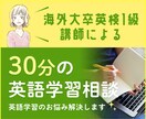 30分で英語コーチング・英語学習方法を確認します あなただけの英語学習プラニングとモチベーション管理はお任せ！ イメージ1