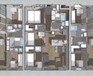 マンション住戸プランを3Dパース付きで提案します ～お施主様説明用に2次元図面とともにパースも作成します。～ イメージ4