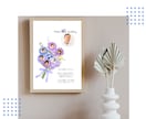 家族写真で作る花束ギフトを制作します ー母の日・還暦・誕生日にー 家族の想いを、ひとつの花束に。 イメージ3