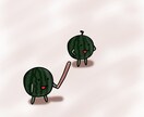 可愛らしい食べ物の絵や緩い動物の絵を提供できます 緩いキャラやクセのある絵や二頭身ならおまかせ イメージ2