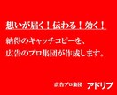 広告のプロが、届く！伝わる！効く！キャッチ書きます 受賞歴多数！実績豊富なコピーライター（現役TCC会員）が制作 イメージ1