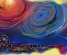 幻想的なデジタルイラスト描きます 印刷◎部屋に飾ったりプレゼントにどうぞ イメージ2