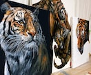 アクリル画の虎の原画描きます 部屋に絵画を飾りたい方、記念にプレゼントしたい方にオススメ イメージ3