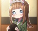 ソシャゲ風の絵柄でSNSのアイコンを描きます 髪の毛の塗りには人一倍こだわり、アイコンを目立たせます✨ イメージ10