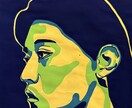 写真から手描きアナログ似顔絵描きます 写真をもとに似顔絵を描きます。A4ケント紙アクリル絵の具 イメージ3