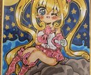 ミニ色紙でイラスト描きます ミニキャラを描きます！オリジナルも版権キャラも可能！ イメージ5