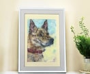 動物の似顔絵をふんわり優しいちぎり絵にします ペットをちぎり絵の世界へ。記憶の一枚に仕上げます イメージ1