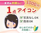 やさしい雰囲気*ゆるい似顔絵アイコン描きます はじめての方もお気軽に♪かわいい親しみやすい雰囲気に イメージ1