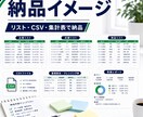Webデータを収集しリスト化します 公開情報をCSV・スプレッドシートで納品 イメージ3