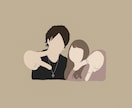 お写真から韓国風のおしゃれなイラストにします 結婚式はもちろん、アイコンやプレゼントにもおすすめ！ イメージ9