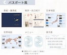 旅モチーフ✈︎ 結婚式プロフィールブックが作れます 【選べる表紙】旅行の思い出を載せたい方＆旅好き夫婦にお勧め◎ イメージ4