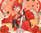 可愛くて色鮮やかなイラスト描きます アイコンやヘッダー、観賞用などお好きな用途でご活用ください！ イメージ1