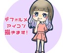 ポップなデフォルメアイコンお描きします SNSやLINEのアイコン用に！ イメージ1