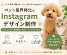 ペット業界特化のInstagram投稿制作します ペット業界に強いInstagramデザイン制作をします イメージ1