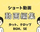 ショート動画編集を承ります レスポンスを早くを意識し全力でやらせていただきます イメージ1