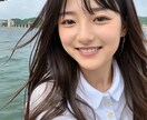 SNS用のプロフィール画像をAIで作ります 顔出しはしたくないけど、可愛い・美人な画像が欲しいあなたに イメージ1