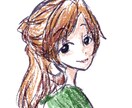鉛筆で描いたようなアイコンイラスト描きます 鉛筆で描いたような優しい印象のアイコンをお作りします イメージ1
