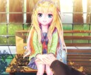 イラストを描きます サンプルのような絵柄になります イメージ1