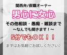 悩み相談/恋愛/男女の心理/その他何でも聞きます 女風オーナーが作る安心空間。恋愛/雑談や話したいだけもOK！ イメージ1