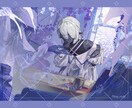 アイコン、立ち絵、キャラデザ、一枚絵を制作致します 雰囲気・空気感のある一枚絵が得意です！ イメージ2