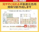 見やすく伝わる間取り図を丁寧に作成いたします チラシ・資料に使いやすいシンプルな間取り図を作成いたします イメージ1