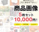 売れる商品画像(ヤフーショッピング)5点作ります 商品の魅力を的確に伝え「買いたくなる画像」を制作します！ イメージ1