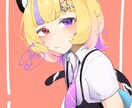 かわいいお顔のイラストアイコンを提供します 彩度高めのキラキラ顔面を描きます。 イメージ6