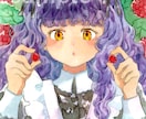 アナログ水彩で温かみのあるイラスト描きます SNSのアイコン・一枚絵などに◎ イメージ1