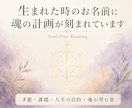 ソウルプランリーディングで魂の計画を読み解きます 自分の才能に気付いていますか？ イメージ1