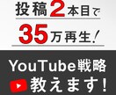YouTubeを伸ばすためのコンサルティングします あなただけの強みを活かしたYouTube戦略をご提案します！ イメージ1