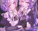 貴方のキャラクターを可愛いく描きます 可愛いモチーフ背景や衣装を描くのが得意です！ イメージ3