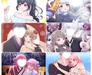 カップルイラストや夢絵、可愛い女の子を描きます ラブラブ＆距離近め！甘々な雰囲気のイラストをお届け♩ イメージ5