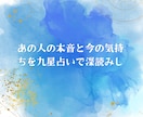 彼の本音と2人の恋の行方を九星で鑑定します 気持ち・未来・復縁の可能性を詳しく占います イメージ2