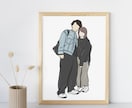 大切な思い出の写真をお洒落な線画にします 思い出の写真をイラストにしませんか？ イメージ4