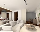マンション・戸建てのインテリアコーディネートします 住まいの内装や家具を3Dパースを使ってコーディネートします◯ イメージ3