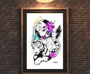 物語を感じるアートイラストを描きます あなたにとって、記憶に残る1枚を丁寧にお届けします。 イメージ3