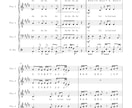 アカペラアレンジ楽譜作成します ポップス、バラード、邦洋ok！パーカス譜も書きます♬ イメージ3