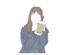 似顔絵、アイコン書きます SNSアイコン・名刺のイラスト・恋人や友達へのプレゼントに イメージ3