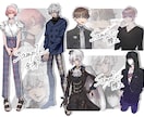 理想のキャラクターの立ち絵描きます 表情が得意です！差分こだわりたい方は是非♪ イメージ4