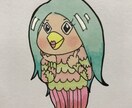 かわいらしい手描きのアイコン描きます かわいらしい世界でひとつのあなただけのアイコン イメージ2