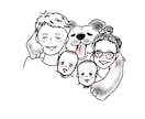 あなたのアイコンお描きします ほんわか似顔絵やペットの絵アイコンにしませんか? イメージ1