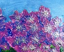 毎月、何が届くか楽しみなお花のアートをお届けします 15×15cm、手描きのアクリル画の原画配送します。 イメージ3