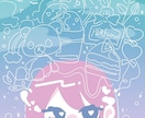 ゆめかわいいイラスト制作します 主線なし×パステルカラーのやわらかいイラストが好きな方へ イメージ1