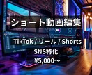 SNS特化ショート動画編集します TikTok・リール・YouTube Shorts対応 イメージ1