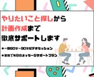 やりたいこと探しから、計画作成までサポートします 日々のモヤモヤや目標が達成できない等、解決していきましょう！ イメージ1