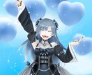 ダークポップなイラスト作成致します Vライバーさん達の1枚絵やアイコンを作成致します！ イメージ2