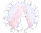 オシャレな女の子のイラストを描きます 雑誌、コラムに挿絵を添え、センスよく見せませんか？ イメージ2